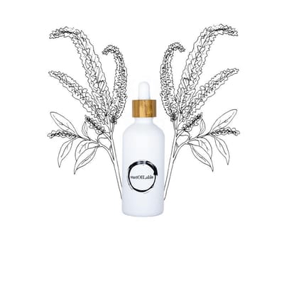 Amarant olie  in glazen pipetflesje 50ml - plasticvrij verpakt - vegan - dierproefvrij en zonder chemische toevoegingen - amarant huidolie