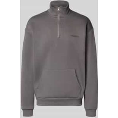 Sweatshirt met labelprint