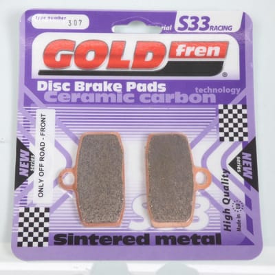 Plaquette de frein Gold Fren pour Moto Gas gas 250 TXT 2012 AVG / Etrier Formula fixation plaquettes 1 axe Neuf