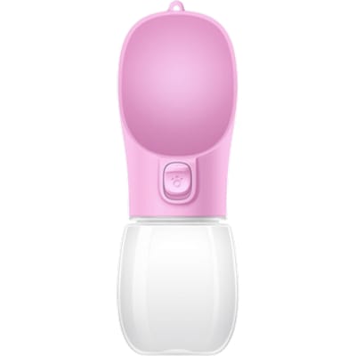 Pet Care Cup draagbare waterfles voor honden Roze