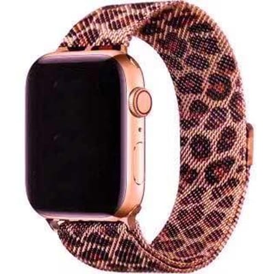 2+1 | Apple Watch Bandje Solaro - Milanese - Leopard