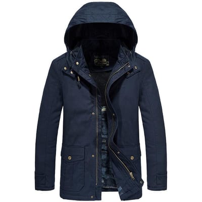 Nieuwe Katoenen Jas voor Mannen, Grote Maat, Losse Verdikte Katoenen Jas Top, Winterse Dichte Katoenen Jas voor Mannen, Eénstuk 5XL black