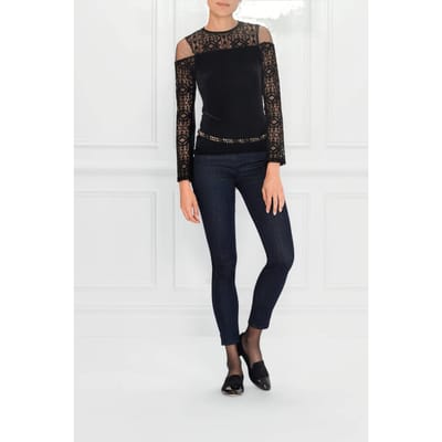 Anne Fontaine Sancy Black Größe: 36 | Blusen Outlet | Damen | Schwarz
