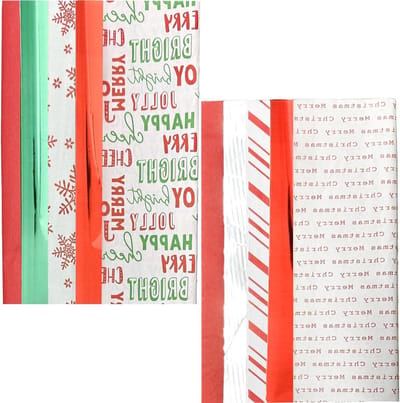 Kerstcadeaupapier Vellen - Inpakpapier Feestelijk - Cadeaus Inpakken - Premium Kwaliteit - 200 Vellen - Multicolor