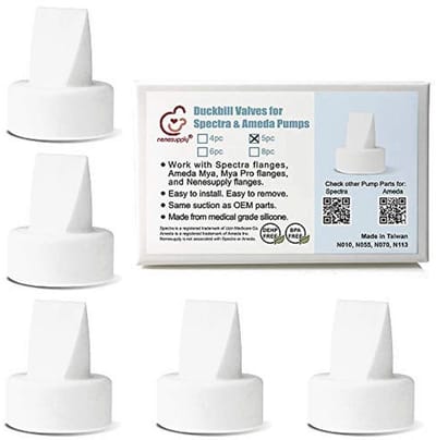 Eendenbek Ventielen voor Borstkanken – 5 Stuks, Compatibel met Medela en NeneSupply