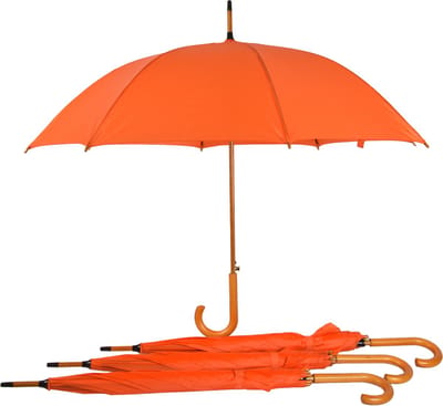 Paraplu 4 stuks - Set van 4 Oranje Automatische Paraplu's 102cm - Windbestendig Paraplu Voor Volwassenen - Ideaal voor Koningsdag!