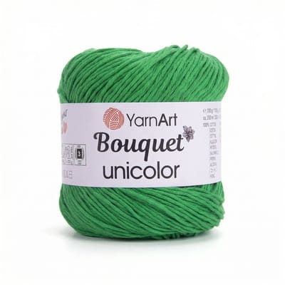 YarnArt Bouquet Unicolor - Katoen Garen - Effen - 100g - 200m - Kleur 3220