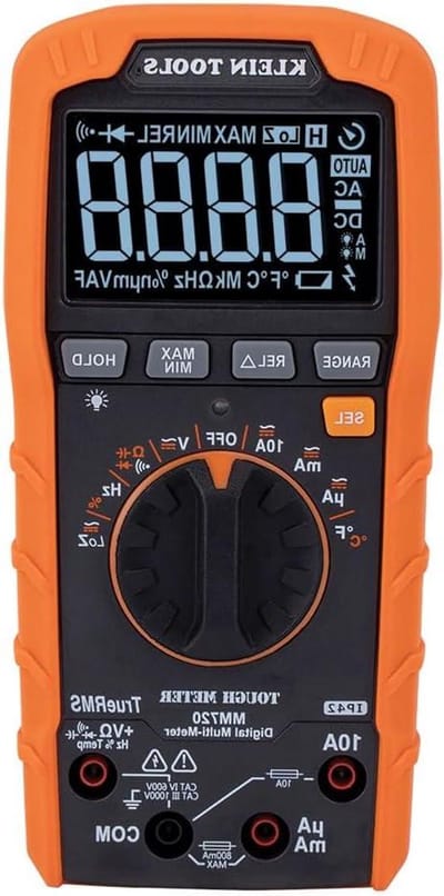 Digitale Multimeter - Meetinstrument - Elektrische Metingen - Automatische TRMS LOZ - 1000V AC/DC - Zwart