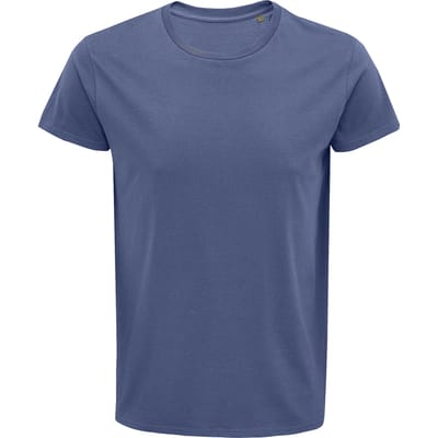 SOLS Heren Crusader Organisch T-shirt (Denim)