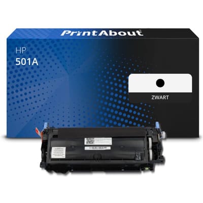 PrintAbout huismerk Toner 501A (Q6470A) Zwart Geschikt voor HP