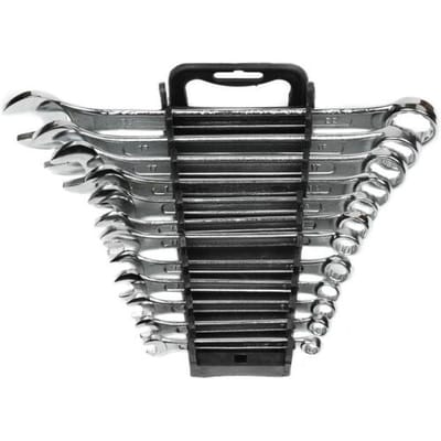 Benson 12-delige ring- en steeksleutelset - 6 tot 22 mm - 12-hoekige bekken - Hoogwaardig materiaal