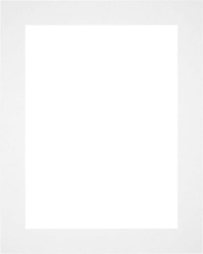 Passe-Partout Fotomaat 30x40 cm - Lijstmaat 40x50 cm - Wit - Museumkarton - Fotolijst niet inbegrepen