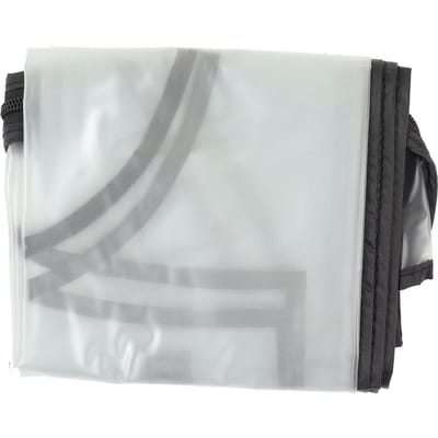 Sac PVC Capuche Housse de Pluie Transparente Imperméable Pliable Pratique Housse de Protection Capuche