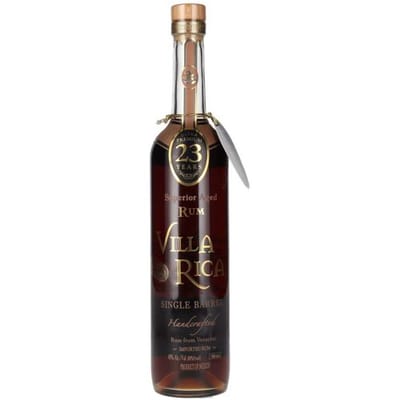 Villa Rica Single Barrel Ultra Premium 23 Years Old Superior Aged Rum 40% Vol. 0,7l