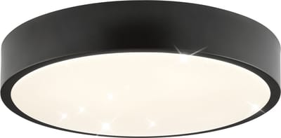 Brilliant Slimline Starry - Ø 29.3 cm - LED 6W - 4000K - Zwart/Wit