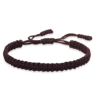 Sorprese armband - Friends - vriendschapsarmbandjes - touw - bruin - verstelbaar - cadeau - Model I