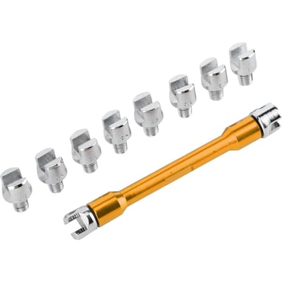 Motorfiets Spaak Sleutel CNC Sleutel Set 5.0‑6.8 Lengte 93mm 3.7in voor de Meeste Motorfietsen Gold