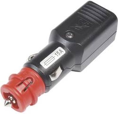 ProCar Universalstecker NG 15A mit zwangsgeführter Zugentlastung, mit Sicherung Universele stekker NG 15A met geforceerd geleide trekontlasting,...