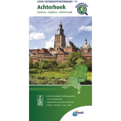 Fietsknooppuntenkaart Achterhoek 1:100.000 - Anwb Fietsknooppuntenkaart - ANWB
