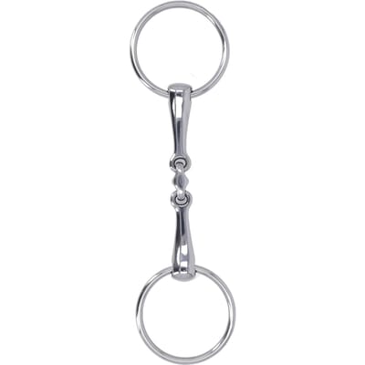 Paardenstang RVS Flexibel Scharnierend Draagbaar Roestvrij O-ring Paardenmondbit voor Paard