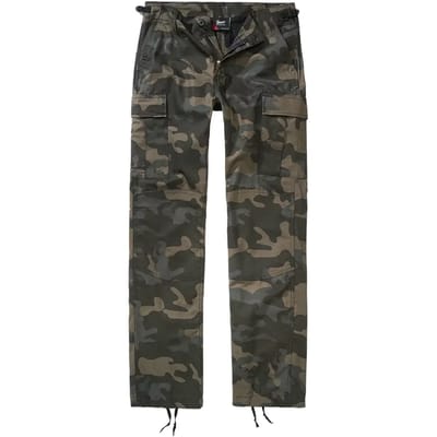 Brandit - BDU Ripstop Broek rechte pijpen - Taille, 27 inch - Groen