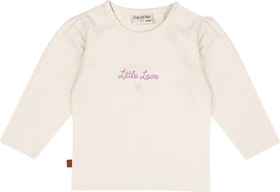 Frogs and Dogs - T-shirt Little Love | Egret - Katoen - Maat 92