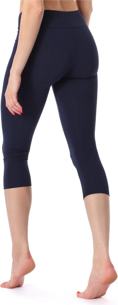 Merry Style MS-MS10-220-LE Dames 3/4 Leggings - Sport - Vrijetijdsbroek - Capri - Viscose - Sporbroek - Yogabroek - Marine - XL