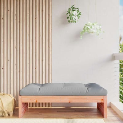 vidaXL - Tuinvoetenbank - 120x80 - cm - massief - douglashout
