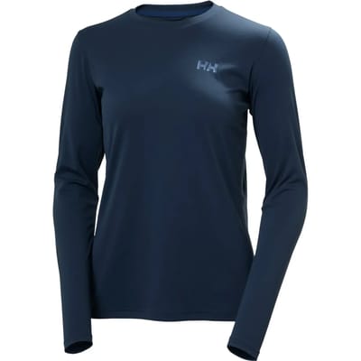 Helly Hansen Lifa Active Solen Uv-werende Langarm T-shirt Blauw L Vrouw