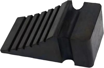 Wielkeggen Set - Parkeerblokken Banden - Voertuig Stabiliseren - Gewichtsgevoelig Systeem - 20x10x8 cm - Zwart