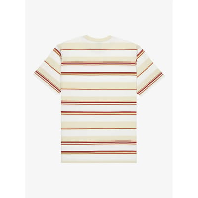 Quiksilver Lekoni Stripe T-shirt Met Korte Mouwen Wit XL Man