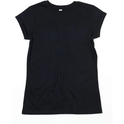 Vrouwen T-shirt met omgeslagen mouwen Mantis