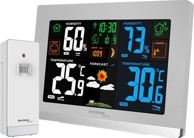 Draadloos Weerstation met Binnen- en Buitentemperatuur, Luchtvochtigheid en Luchtdruk