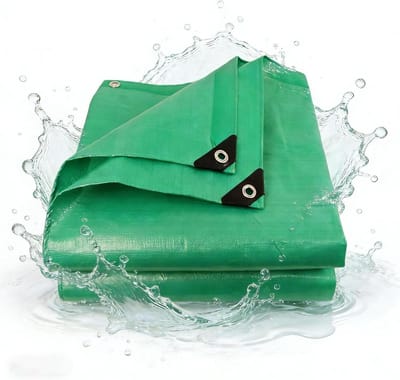 Waterdicht Afdekzeil - Beschermzeil Vrachtwagenzeil - Tuinmeubelen Beschermen - Scheurvast PE-weefsel - 290x290cm - Groen