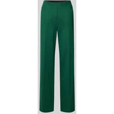 Straight leg pantalon met persplooien
