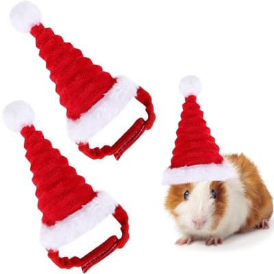 Kerstaccessoire - Hamster met Sinterklaashoed