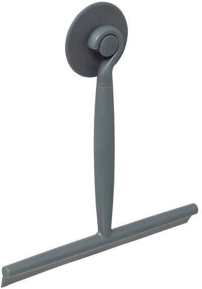 5Five Douchewisser - grijs - met zuignap ophangsysteem - raamwisser - 23 cm