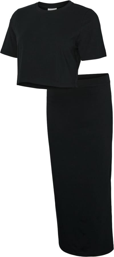 Mama Licious Blouse Cropped fit O-hals Top