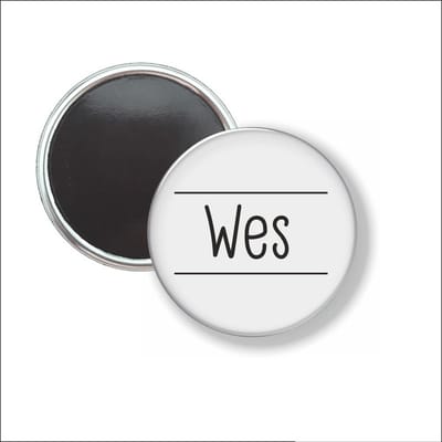 Button Met Magneet 58 MM - Wes - NIET VOOR KLEDING