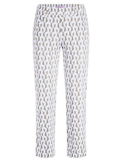 Enkellange broek Van Peter Hahn wit