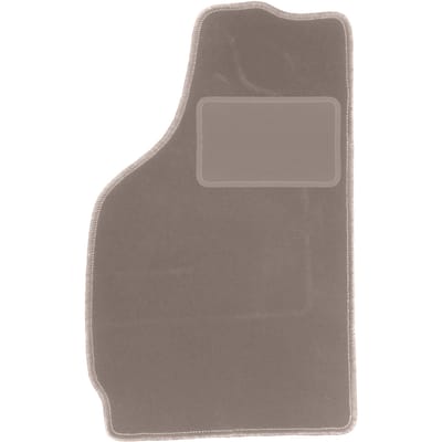 Beige bestuurdersmat voor: Daewoo Tico hatchback (1996-2001)