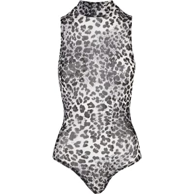 Urban Classics - Sleevless Mesh snowleo Bodysuit - XL - Multicolours