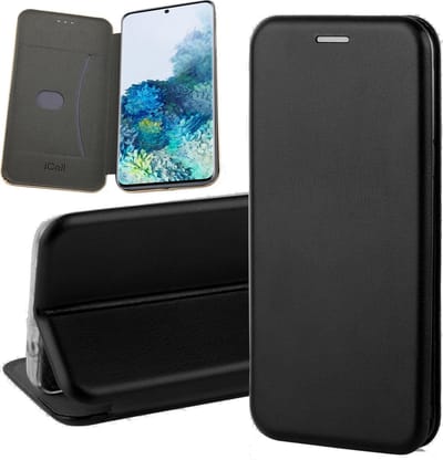 Hoesje geschikt voor Samsung S20 FE FE - Book Case Cover Slim Kunstleer Wallet Zwart