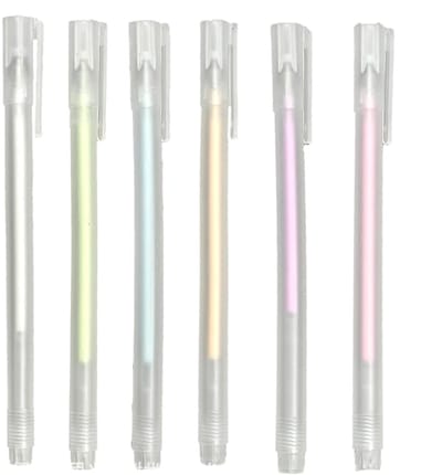 Roller lijmstiften - Knutsel lijm - Papier plakken - Fijne punt - 6 stuks - Multicolor