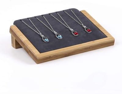 Ophangrek voor Kettingen en Sieraden van Bamboe - Presenteer uw Halskettingen Stijlvol