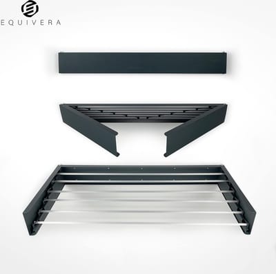 Equivera Wanddroogrek - Wasrek - Droogrek - Wanddroogrek Inklapbaar - Wand Droogrek