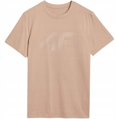 4F T-shirt Heren - Zwart - Katoen - Maat L