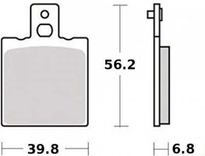 oem remblokje voor aprilia 125 af1 europa 1990 tot 1993 ar nieuw