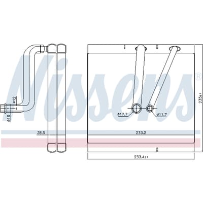 Verdamper, airconditioning NISSENS 92381