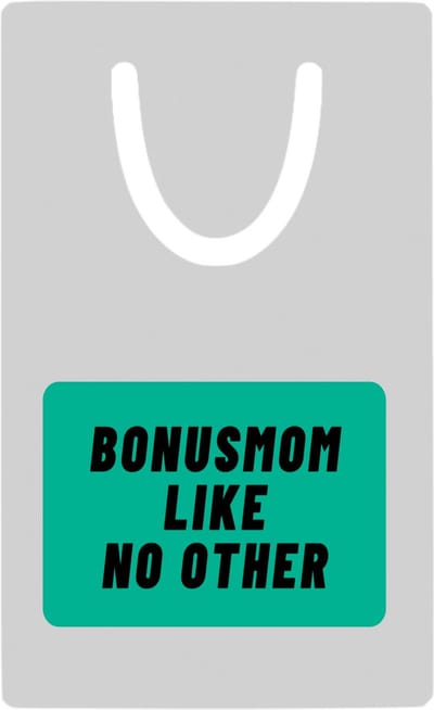 Hacebo® - bonusmom like no other metalen boekenlegger - Moeder - geweldige bonusmoeder - niemand anders - verjaardag - cadeau - kado - bedankje - geschenk Bladwijzer boekenleggers - 7.6 cm x 5cm